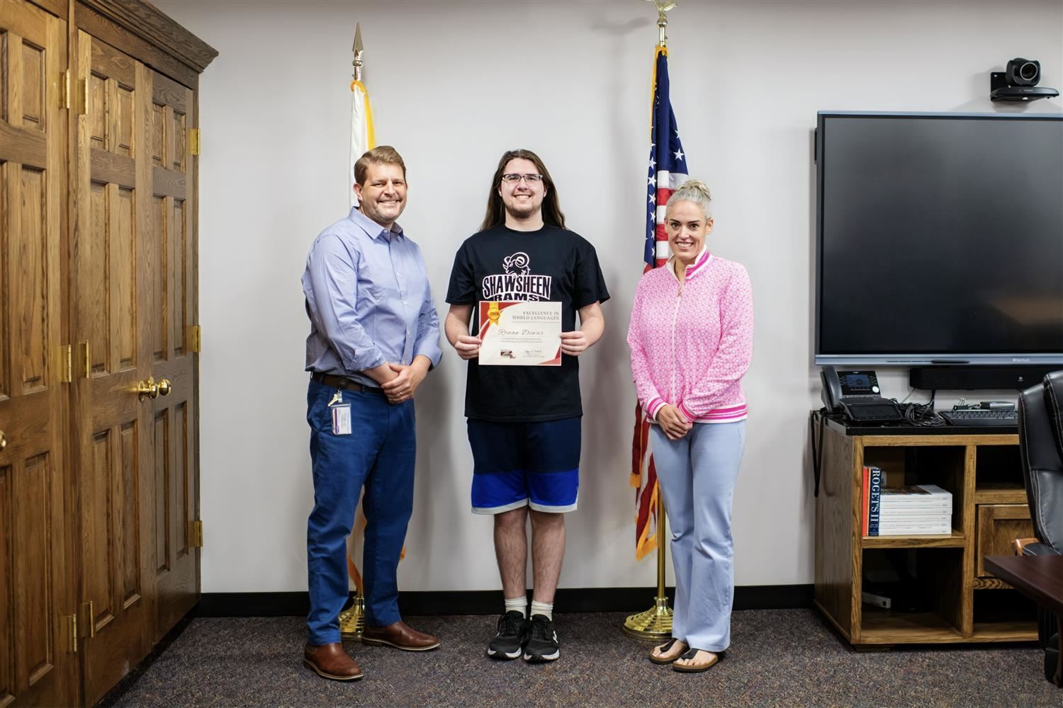 Shawsheen Senior Ronan Dewar Honored with MAFLA Award for Excellence in World Language Study